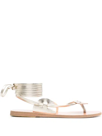 Ancient Greek Sandals Polifimi Sandals In Gold