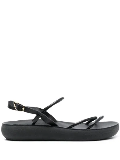 Ancient Greek Sandals Polis Slingback Sandals In Black