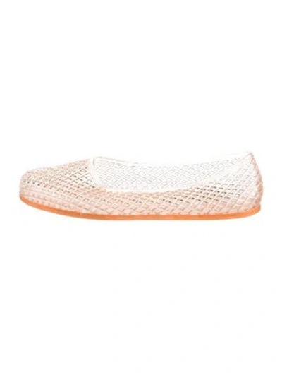 Pre-owned Ancient Greek Sandals Pvc Ballet Flats In Orange