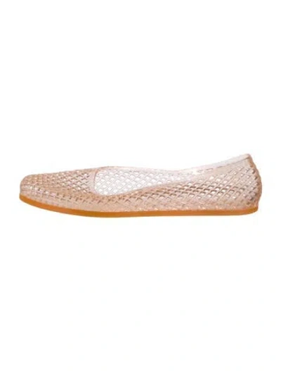 Pre-owned Ancient Greek Sandals Pvc Ballet Flats In Orange