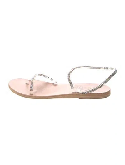 Pre-owned Ancient Greek Sandals Pvc Sandals In Pink