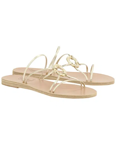 Ancient Greek Sandals Pyr Sandal In Silver