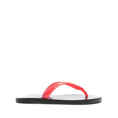 Ancient Greek Sandals Saionara Jelly Flip Flops In Red