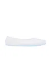Ancient Greek Sandals Round-head Flat Shoes In White