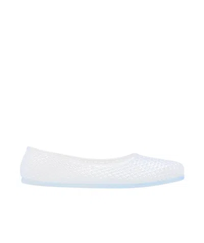 Ancient Greek Sandals Round-head Flat Shoes In White
