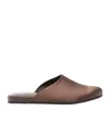 Ancient Greek Sandals Satin The Slipper Slippers In Brown