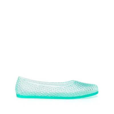 Ancient Greek Sandals Iro Jelly Ballerinas In Green