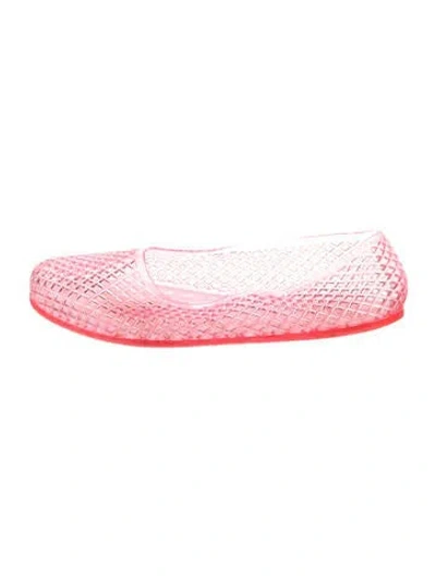 Pre-owned Ancient Greek Sandals Rubber Ballet Flats In Pink