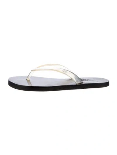Pre-owned Ancient Greek Sandals Rubber Flip Flops In White
