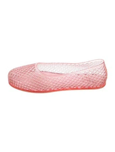Pre-owned Ancient Greek Sandals Rubber Patterned Ballet Flats In Pink