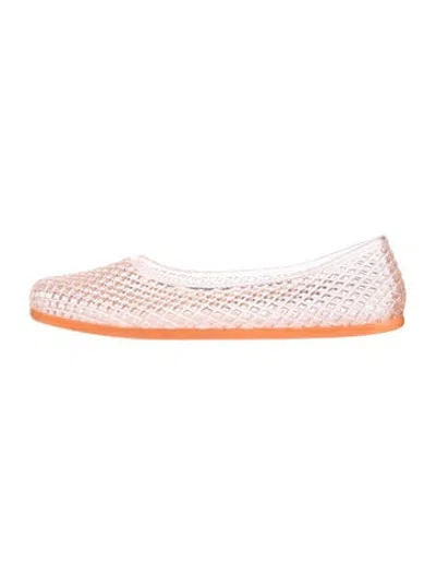 Pre-owned Ancient Greek Sandals Rubber Patterned Ballet Flats In Pink