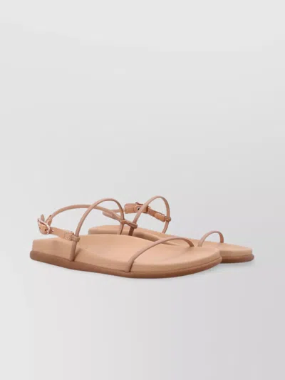 Ancient Greek Sandals Rubber Sole Open Design Thin Straps