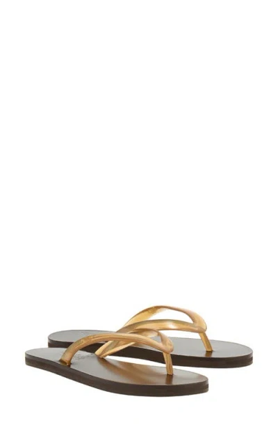 Ancient Greek Sandals Saionara Jelly Flip Flop In Brown