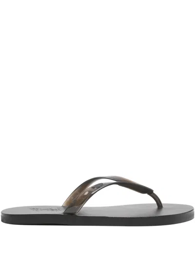 Ancient Greek Sandals Saionara Jelly Flip-flops In Black