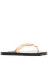 Ancient Greek Sandals Saionara Jelly Flip Flops In Orange