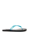 Ancient Greek Sandals Saionara Jelly Pvc Flip Flops In Blue