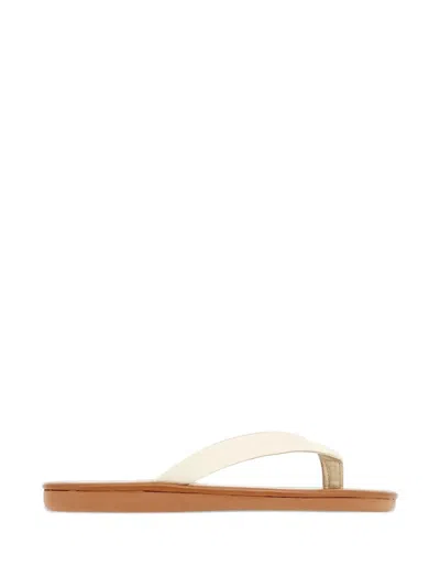 Ancient Greek Sandals Saionara Strappy Flip-flops In Neutral