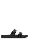 Ancient Greek Sandals Braided Straps Open Toe Flat Sole Sandals In Black