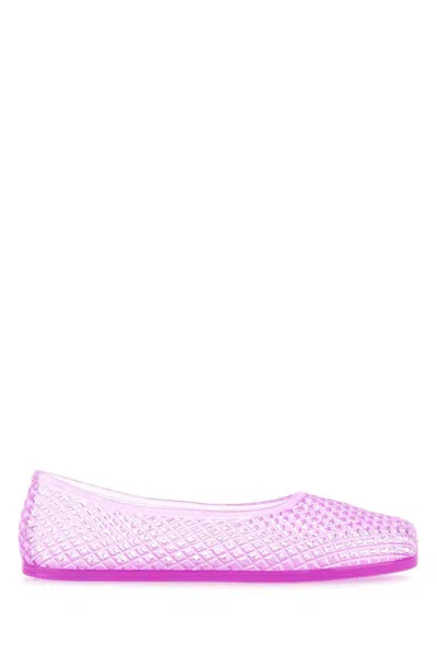 Ancient Greek Sandals Iro Transparent Jelly Ballerina Flats In Lilac