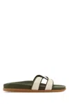 Ancient Greek Sandals Two-tone Canvas Desmos Slippers