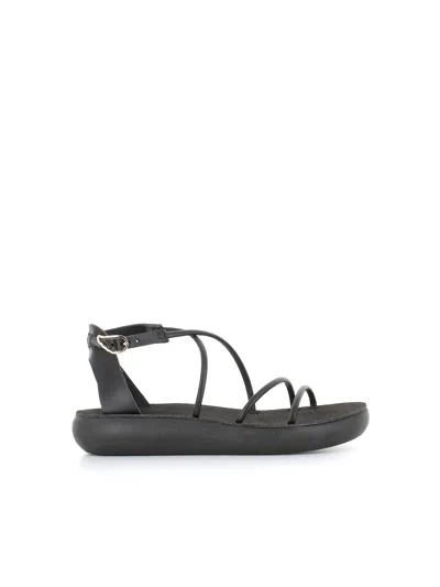 Ancient Greek Sandals Sandals Anastasia In Black