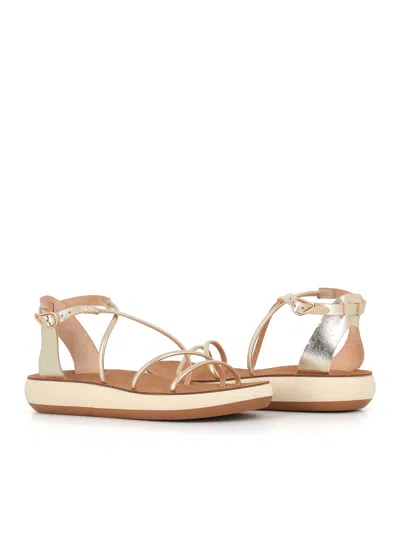 Ancient Greek Sandals Sandals Anastasia In Gold