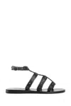 Ancient Greek Sandals Studded Design Leather Sole Sandals