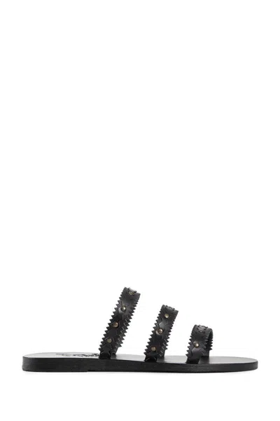 Ancient Greek Sandals Sandals & Slides In Black