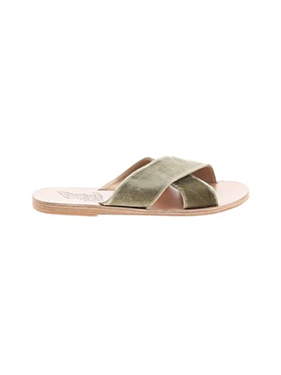 Pre-owned Ancient Greek Sandals Sandals In Green