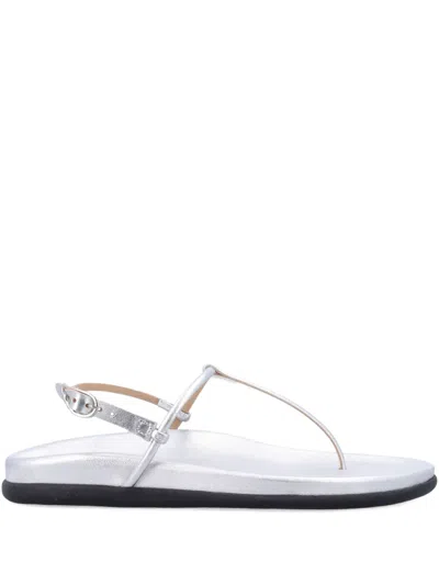 Ancient Greek Sandals Semystra Sandals In Silver
