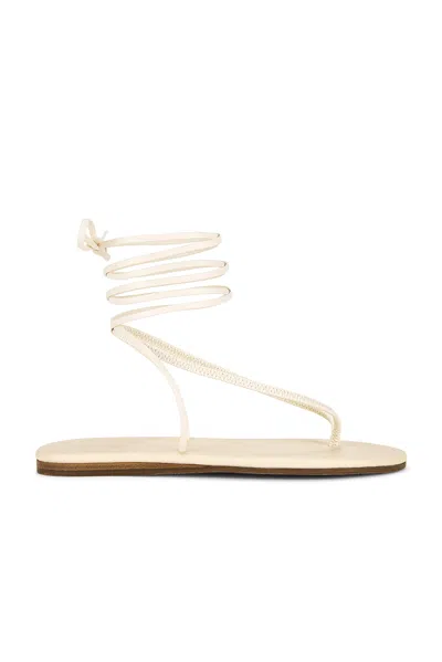 Ancient Greek Sandals Sfendoni Sandal In White