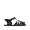 Ancient Greek Sandals Black Sandals In Black