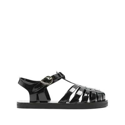 Ancient Greek Sandals Shoes Black