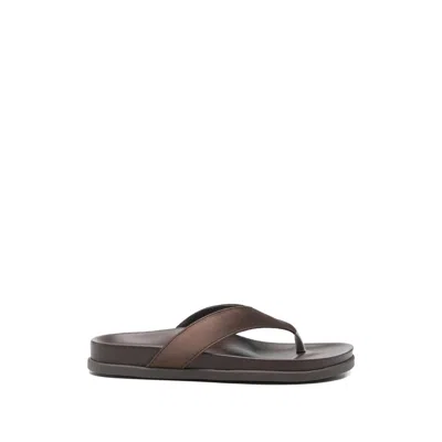 Ancient Greek Sandals Charys Footbed Sandals In Brown