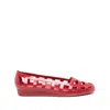 Ancient Greek Sandals Elli Jelly Ballerina Shoes In Red