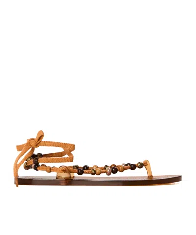 Ancient Greek Sandals Simple Flat Sandals In Multi