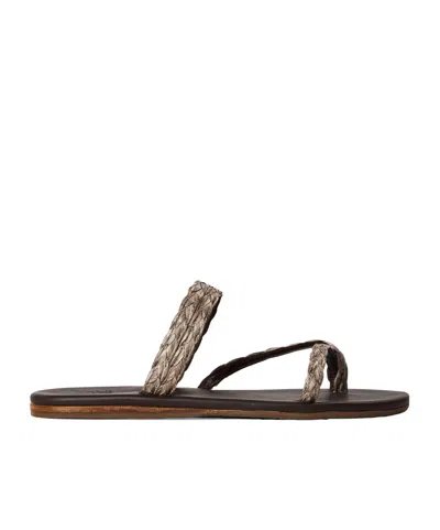 Ancient Greek Sandals Simple Slippers In Multi