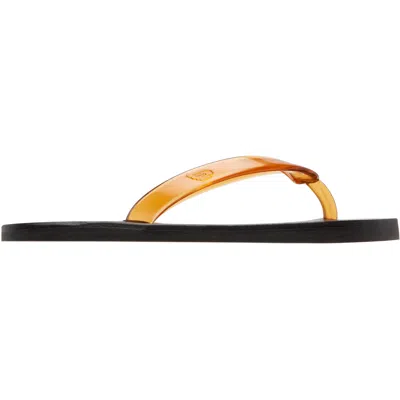 Ancient Greek Sandals Tan Saionara Jelly Flip-flops
