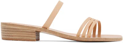 Ancient Greek Sandals Siopi Leather Sandals In Natural