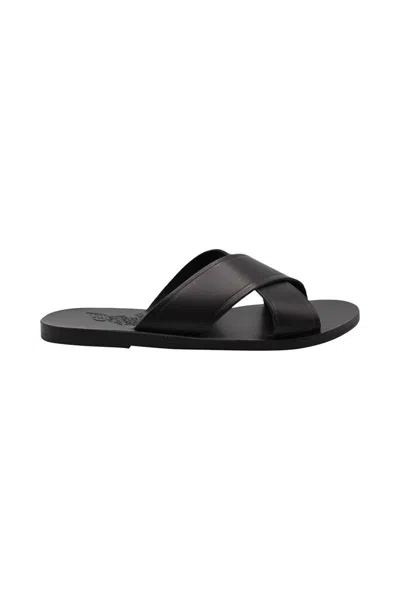 Ancient Greek Sandals Women's Thais Slide In Black