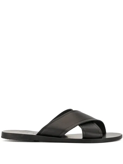 Ancient Greek Sandals Women's Thais Slide In Black