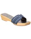 Ancient Greek Sandals The Harness Clog In Blue