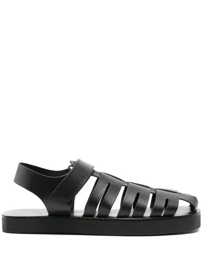 Ancient Greek Sandals Tilemachos Sandals In Black