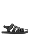 Ancient Greek Sandals Tilemachos Sandals In Black