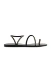 Ancient Greek Sandals Toe-strap Sandals In Black