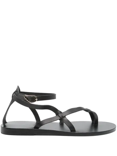 Ancient Greek Sandals Tomi Sandals In Black