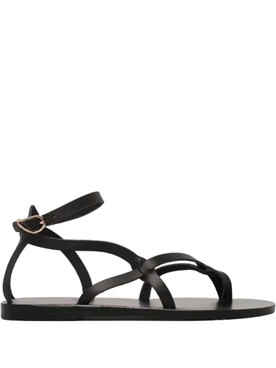 Ancient Greek Sandals Tomi Sandals In Black