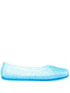 Ancient Greek Sandals Translucent-design Flip Flops In Blue