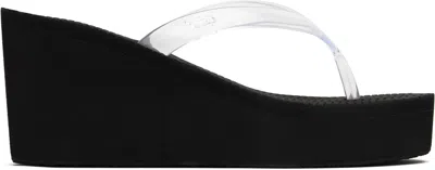 Ancient Greek Sandals Etheria Platform Thong Sandals In Black