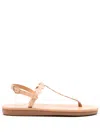 Ancient Greek Sandals Flache Velos Sandalen In Neutrals